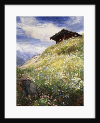 An Alpine Meadow, Switzerland by John MacWhirter