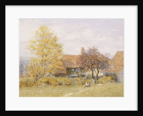Old Wyldes Farm, Hampstead by Helen Allingham (1848-1926) by Anonymous