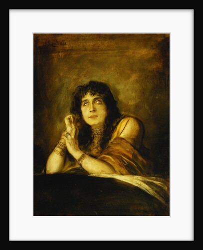 Portrait of Sarah Bernard, as Lady Macbeth by Franz Seraph von Lenbach