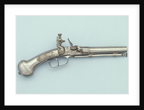 An all steel flintlock pistol, Jan Cloeter a Grevenbroich, circa 1660 by Anonymous