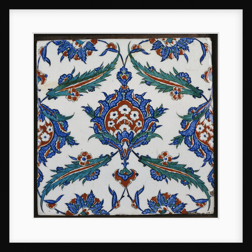 An Iznik pottery tile, circa 1580 by Anonymous