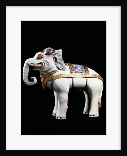 A rare and important Kakiemon model of an elephant by Anonymous