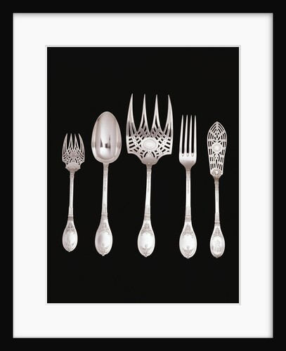 A French silver table service by Anonymous