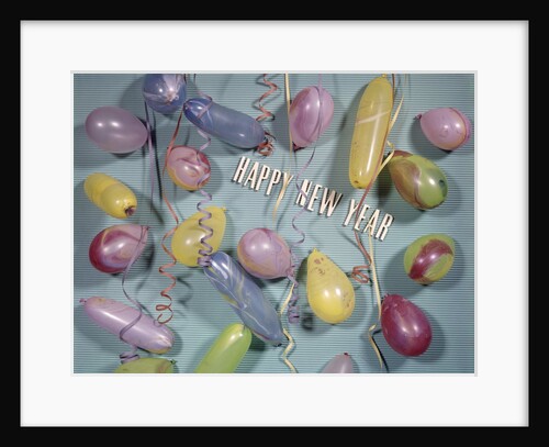 1970 1970s Retro Part Decorations Balloons Streamers New Year by Anonymous