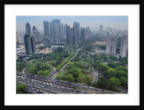 Jakarta cityscape in Indonesia by Anonymous