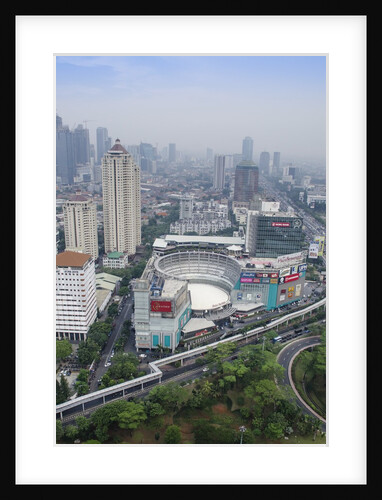 Jakarta cityscape in Indonesia by Anonymous