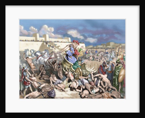 Old Testament. Siege of Rabbah. David attacks the Ammonites. Dore by Anonymous