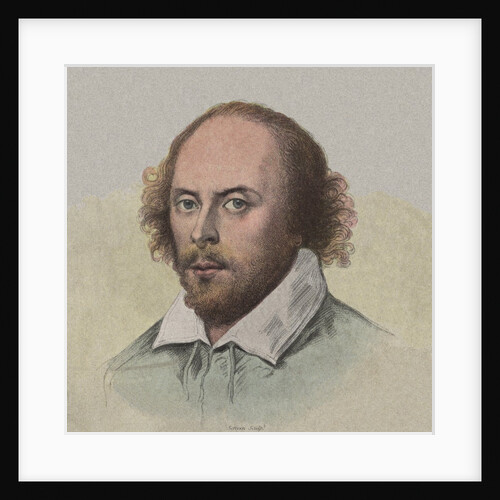 Portrait of young William Shakespeare by Anonymous