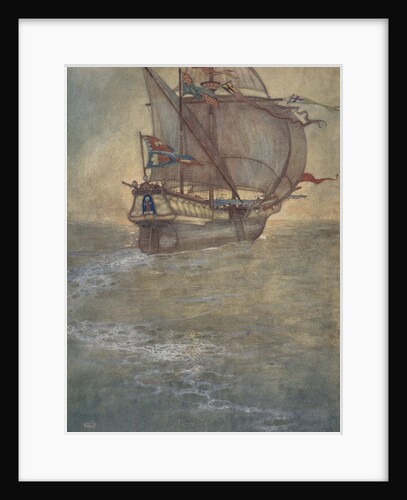 Illustration by Edmund Dulac from The Tempest by William Shakespeare by Anonymous