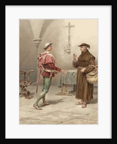 Book Illustration from Romeo and Juliet by William Shakespeare by Anonymous