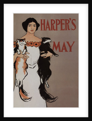 Harper's May illustration by Edward Penfield