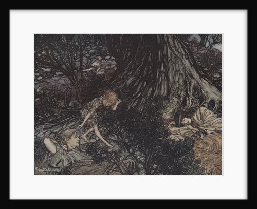 Illustration by Arthur Rackham from a Midsummer Night's Dream by William Shakespeare by Anonymous