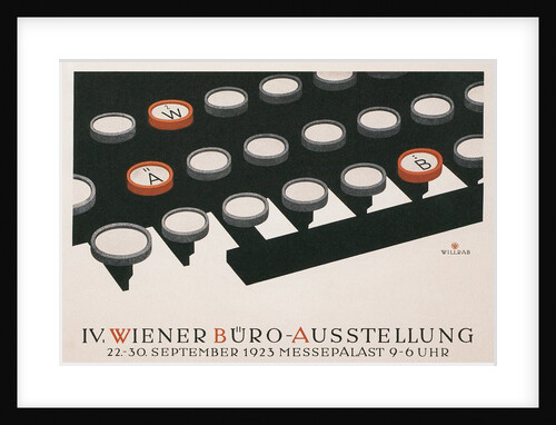 Poster for Office Exhibition in Vienna by Anonymous