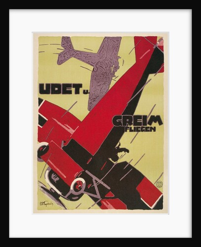 Udet and Greim Air Show Aviation Poster by Anonymous