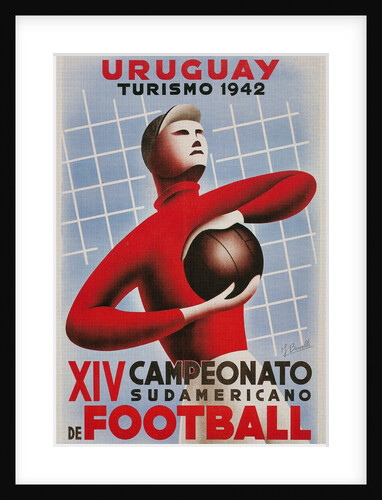 Poster for South American Soccer Tournament by Anonymous
