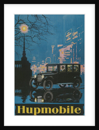 Vintage Hupmobile in City by Anonymous