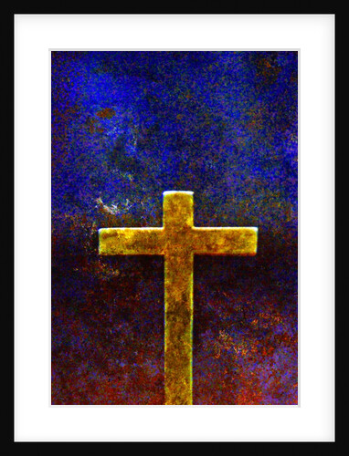 Gold cross by Anonymous