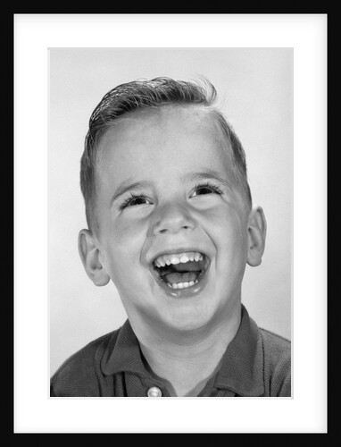 1960s Boy Laughing by Anonymous