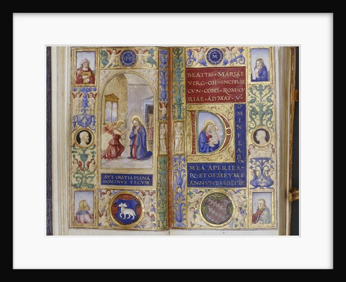 Annunciation from an Italian book of hours by Anonymous