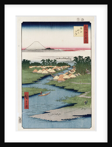 Nekozane at Horikiri by Ando Hiroshige from the series 'One Hundred Views of Famous Places in Edo' by Ando Hiroshige