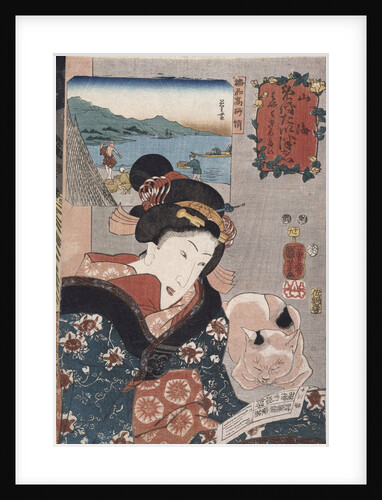 Octopus Fishing at Takasago in Harima Province by Utagawa Kuniyoshi