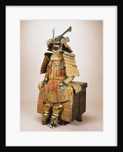 A Nimai Omodaka Odoshi Do Tosei-Gusoku suit of armour by Anonymous