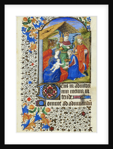 Adoration of the Magi from a French book of hours by Anonymous