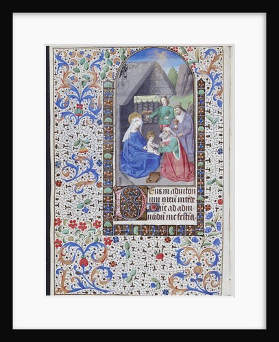 The Adoration of the Magi from a French book of hours by Anonymous