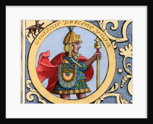 Huascar Inca (h.1491-1532). Sapa Inca of the Inca empire from 1527 to 1532 by Anonymous