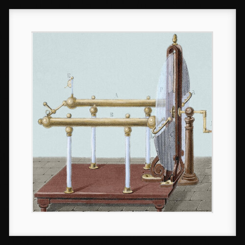 Ramsden electric machine designed by Jesse Ramsden (1735-1800) by Anonymous