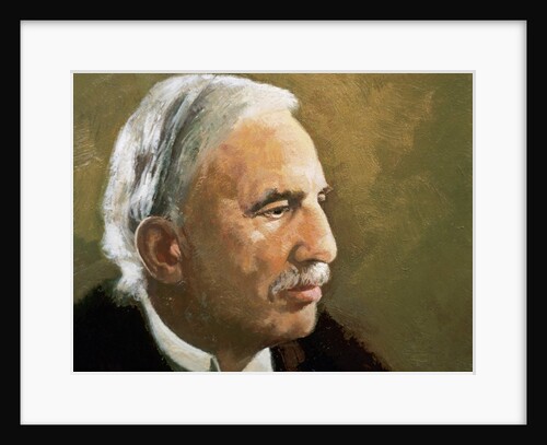 Ernest Rutherford (Nelson, New Zealand ,1871-Cambridge, 1937). English physicist by Anonymous