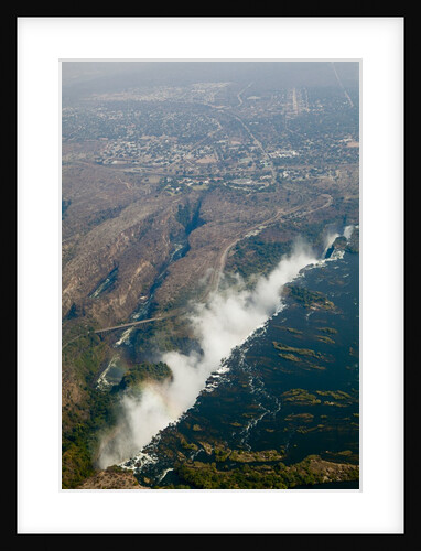 Aerial of Victoria Falls by Anonymous