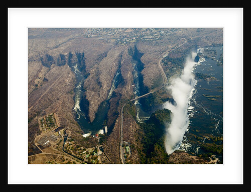 Aerial of Victoria Falls by Anonymous
