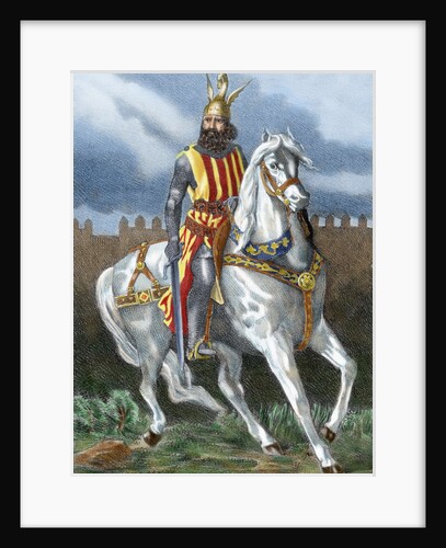 James I The Conqueror (1208-1276) on horseback by Anonymous
