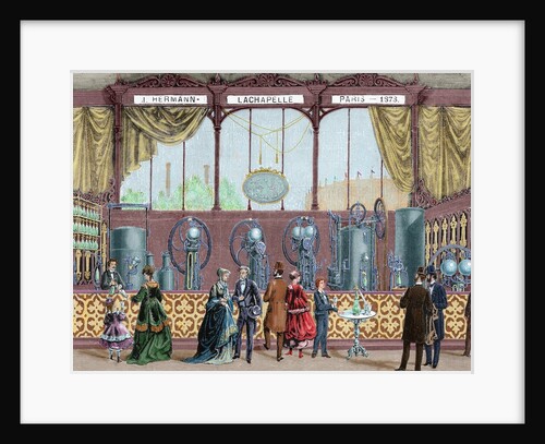 Paris Universal Exhibition (1878). Installation by J. Hermann Lachapelle, Continuous equipment maker by Anonymous