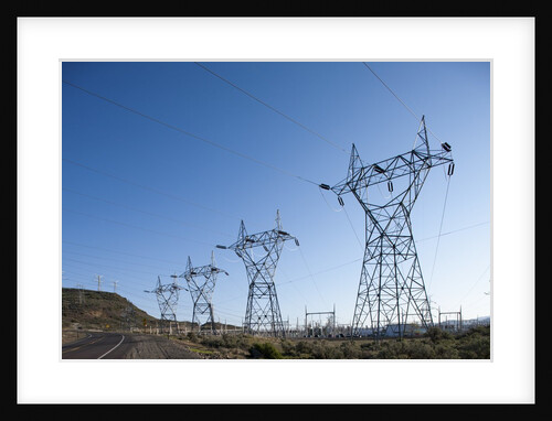 Power Lines, Ground Coulee Dam, Washington by Anonymous