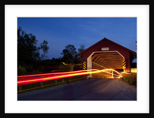 Covered Bridge, Bennington, Vermont by Anonymous