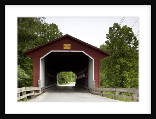 Covered Bridge, Bennington, Vermont by Anonymous