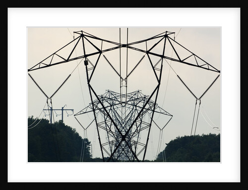 Power Lines, Mount Storm, West Virginia by Anonymous