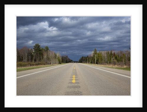 Highway on Upper Peninsula, Michigan by Anonymous