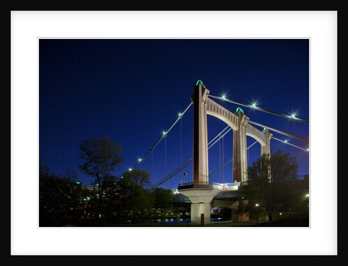 Bridge Across Mississippi River, Minneapolis, Minnesota by Anonymous
