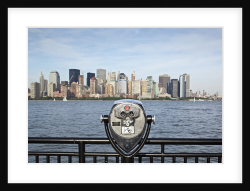 Manhattan skyline from New Jersey by Anonymous