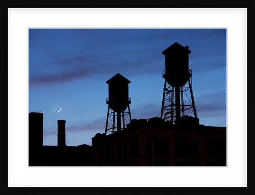 Water Towers, Jersey City, New Jersey by Anonymous