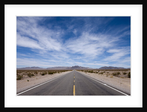 Desert Highway, Beatty, Nevada by Anonymous