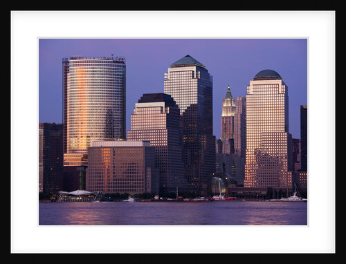 Manhattan skyline from New Jersey by Anonymous