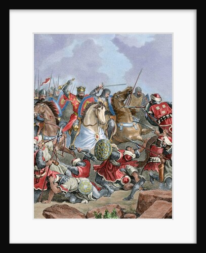 History of Spain. Battle of river Salado (30 october 1340) by Anonymous