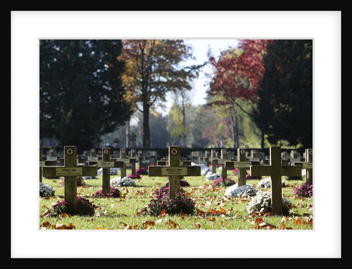 World War I cemetery by Anonymous