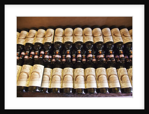 Bottles of Tuscan Wine ready for sale by Anonymous