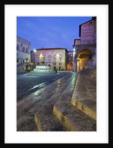 Main Square and Fountain of Perugia by Anonymous