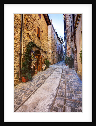 Street in Spello, Italy by Anonymous